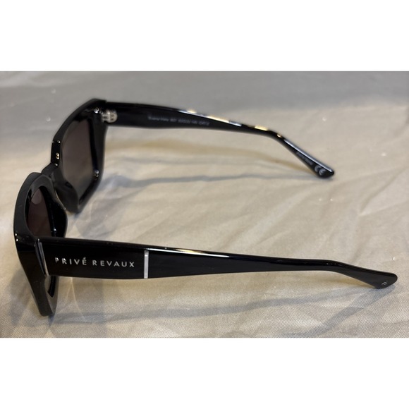 Prive Revaux Buena Vista Square Shape Polarized Sunglasses Black - Picture 2 of 8
